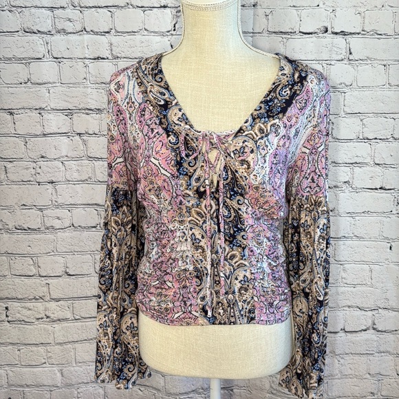 Venus Tie Front Top - Picture 1 of 8